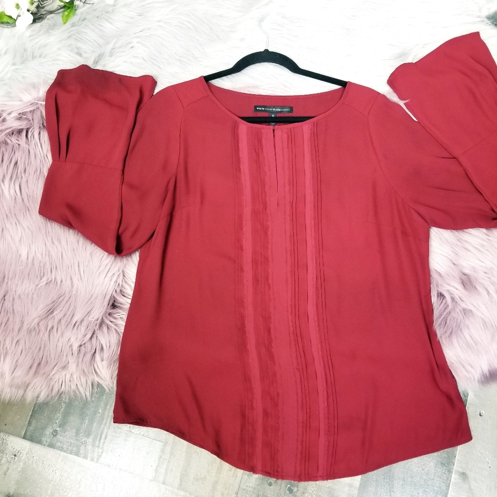 White House Black Market long sleeve blouse